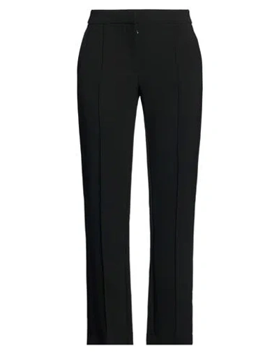 Malloni Woman Pants Black Size 2 Polyester, Elastane
