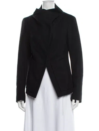 Pre-owned Malloni Wool Jacket In Black