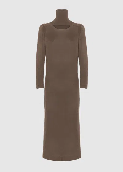 Malo Abito In Cashmere Light In Brown