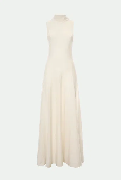 Malo Abito In Cashmere Seta In White