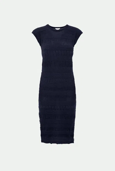 Malo Abito In Ultra-fine Cashmere In Blue