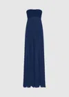 Malo Long Pleated Dress