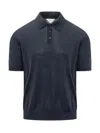 Malo Basic Mini Polo Shirt In Blu
