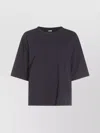 Malo Black Cotton T-shirt