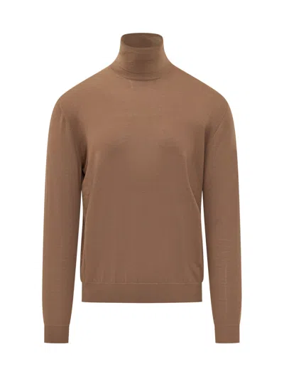 Malo Basic Smooth Knit Cyclist Top In Canyon