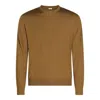 Malo Beige Wool Knitwear In Olio