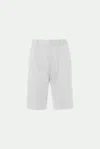 Malo Stretch Cotton Bermuda Shorts In White