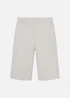 Malo Bermuda In Misto Cotone In Gray