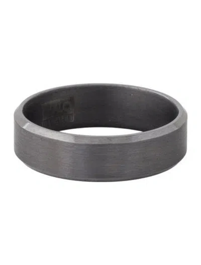 Pre-owned Malo Beveled Ring In Gray