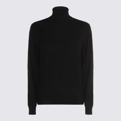 MALO BLACK CASHMERE KNITWEAR