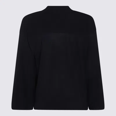 Malo Black Cotton Knitwear