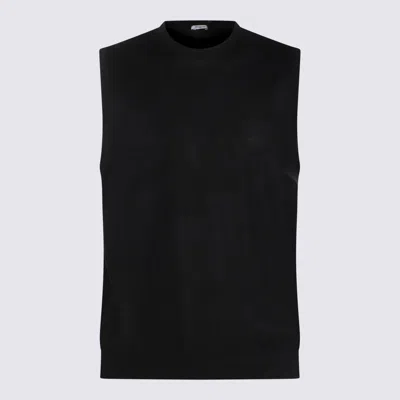 MALO MALO BLACK COTTON KNITWEAR