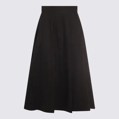 MALO MALO BLACK COTTON SKIRT