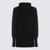 Malo Roll-neck Cashmere Jumper In Black