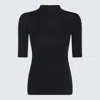Malo Maglia Lupetto In Lana Vergine In Black