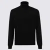 Malo Cashmere Turtleneck Pullover In Black