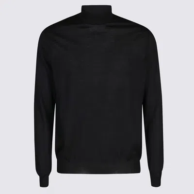 Malo Turtleneck Sweater In Black