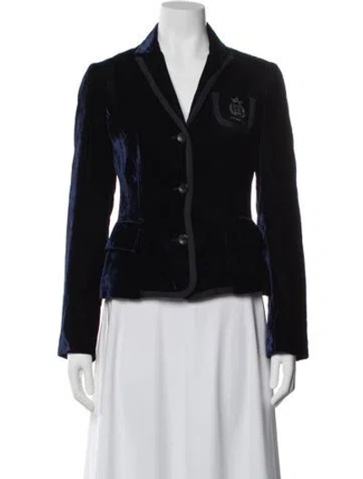 Pre-owned Malo Blazer In Blue