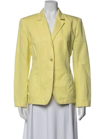 Pre-owned Malo Blazer In Yellow