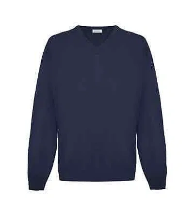 Pre-owned Malo Blue Cashmere Sweater