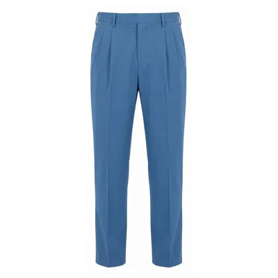 Malo Blue Cotton Men's Pants