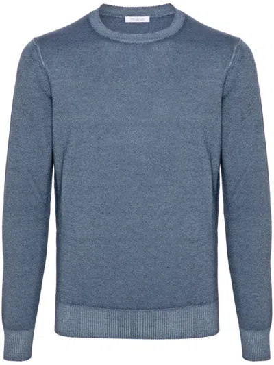 MALO BLUE CREWNECK SWEATER