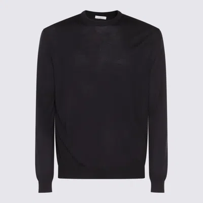 MALO BLUE WOOL KNITWEAR