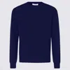 MALO BLUE WOOL KNITWEAR