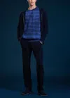 Malo Bomber In Cashmere In Blue