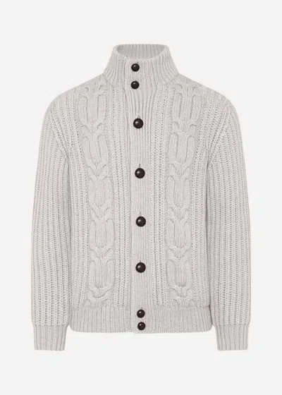 Malo Bomber In Cashmere In Neutral