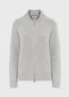 Malo Bomber In Cashmere In Gray