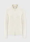 Malo Bomber In Cashmere In White