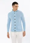 Malo Bomber In Cotone In Blue
