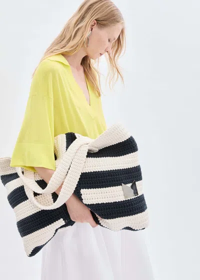 Malo Borsa In Misto Cotone In Yellow