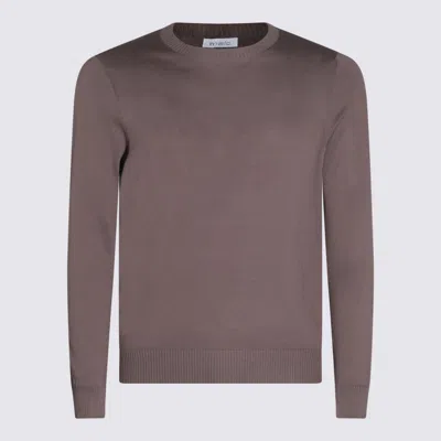 MALO BROWN COTON KNITWEAR