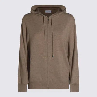 MALO BROWN COTTON KNITWEAR