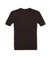 Malo Brown Crew-neck T-shirt In Cotton