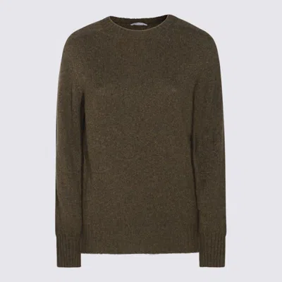 MALO BROWN WOOL KNITWEAR