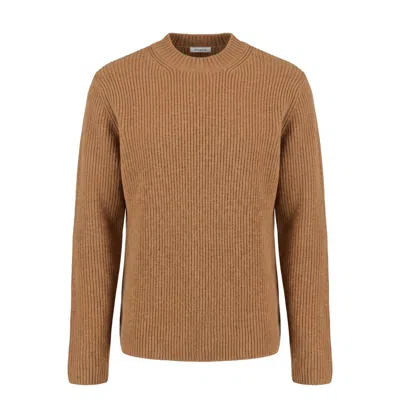 Malo Brown Wool Men Sweater