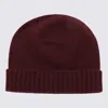 Malo Burgundy Cashmere Beanie