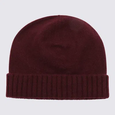 Malo Burgundy Cashmere Beanie