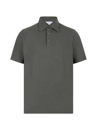 Malo Buttoned Polo Shirt In Green