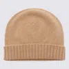 Malo Beige Wool Beanie In Neutral
