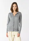Malo Camicia In Cashmere E Seta In Gray
