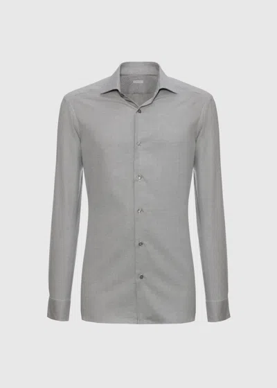 Malo Camicia In Cotone In Gray