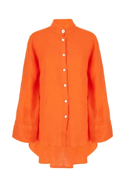 Malo Camicie In Orange