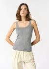 Malo Canotta In Cashmere E Seta In Gray