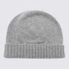 Malo Ribbed Cuff Soft Texture Hat In Gray