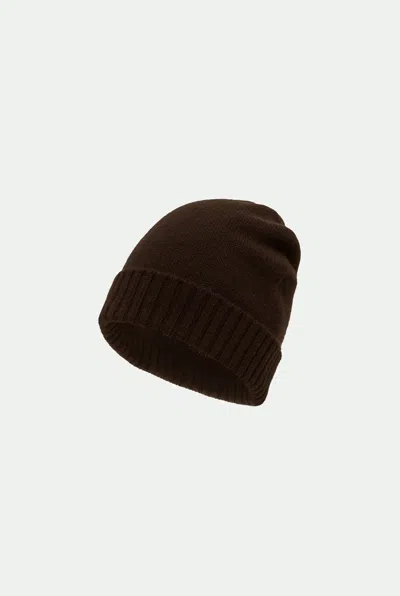 Malo Cappello In Luxury Cashmere In Black