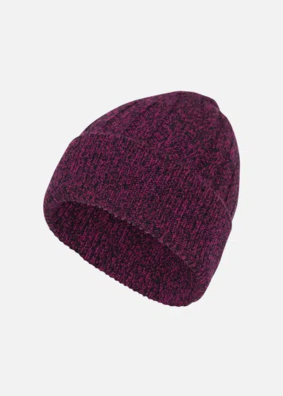 Malo Cappello Unisex In Cashmere Mouliné In Pink